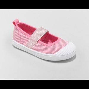 💎 Cat & Jack Pink Mary Janes size 4 NWT